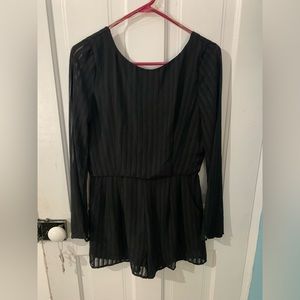 Charlotte Russe long sleeve romper